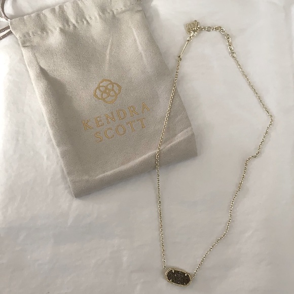 Kendra Scott Elisa Gold Pendant Necklace - Picture 2 of 4